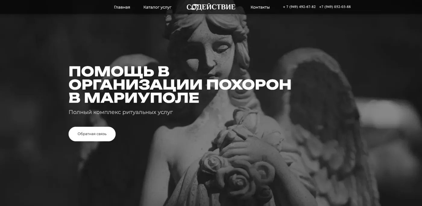 Сайт проекта Содействие