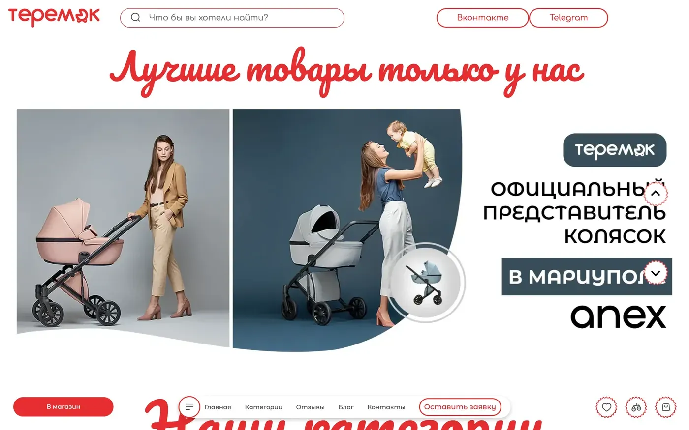 Сайт проекта Теремок